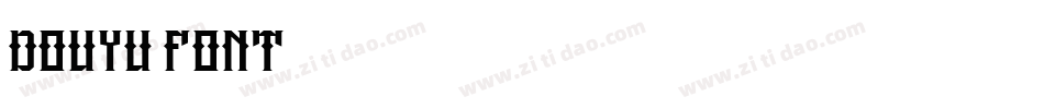 douyu font字体转换
